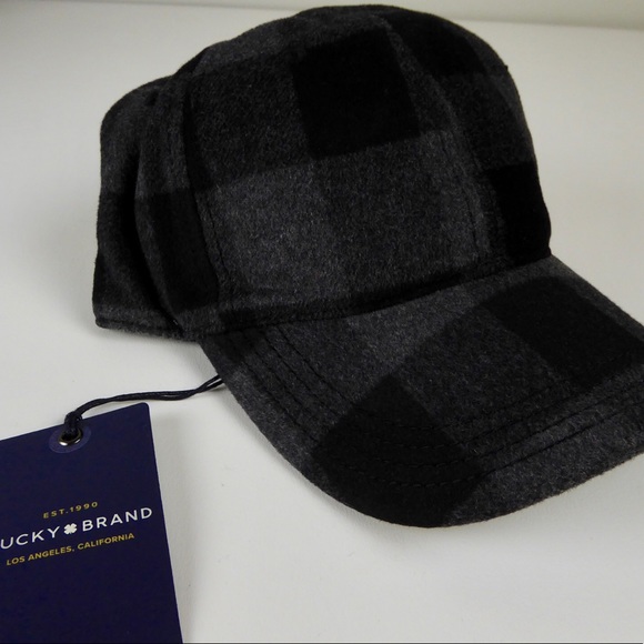 buffalo plaid baseball cap